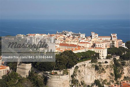 The Rock, Monaco, Cote d'Azur, Mediterranean, Europe