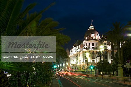 Hotel Negresco, Promenade des Anglais, Nice, Alpes Maritimes, Provence, Cote d'Azur, French Riviera, France, Europe