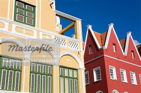 Penha Gebäude, Punda District, Willemstad, UNESCO Weltkulturerbe, Curacao, Niederländische Antillen, Westindien, Caribbean, Mittelamerika