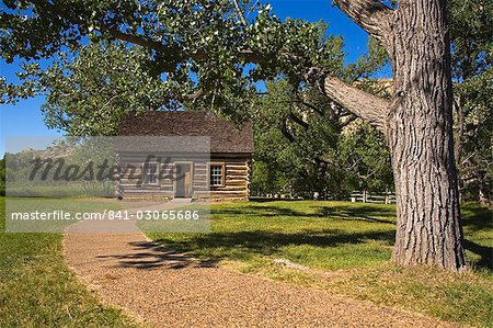 Maltese Cross Cabin, Theodore Roosevelt National Park, Medora, North Dakota, United States of America, North America