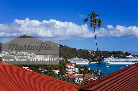City of Charlotte Amalie, St. Thomas Island, U.S. Virgin Islands, West Indies, Caribbean, Central America