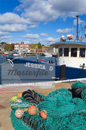 Commercial fishing boat, Gloucester, Cape Ann, Greater Boston Area, Massachusetts, New England, United States of America, North America