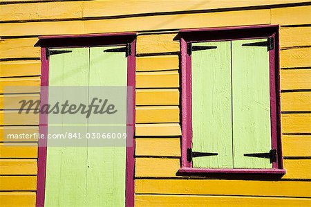 Wooden house, St. Johns City, Antigua Island, Antigua and Barbuda, Lesser Antilles, West Indies, Caribbean, Central America