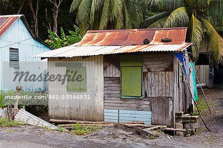 Wooden house, Prince Rupert Bay, Portsmouth, Dominica, Lesser Antilles, Windward Islands, West Indies, Caribbean, Central America