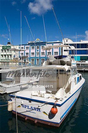 Boats at the Careenage, Bridgetown, Barbados, West Indies, Caribbean, Central America