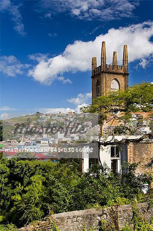 St. Andrews Presbyterian Kirk (église), de Saint-Georges, Grenade, îles sous-le-vent, petites Antilles, Antilles, Caraïbes, Amérique centrale