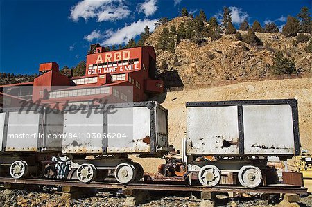 Argo Mine, Idaho Springs, montagnes Rocheuses, Colorado, États-Unis d'Amérique, Amérique du Nord