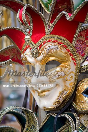 Venetian Mask, Venice, Veneto, Italy, Europe