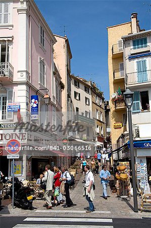 Rues du centre-ville, Cannes, Alpes Maritimes, Provence, Côte d'Azur, French Riviera, France, Europe