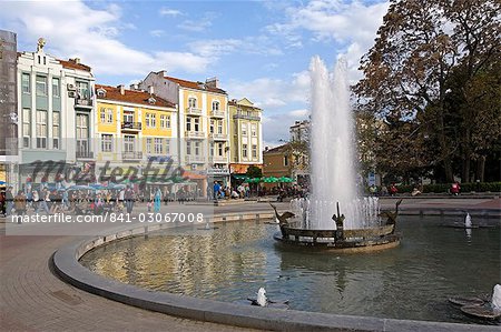 Stambolov Square, Plovdiv, Bulgarie, Europe