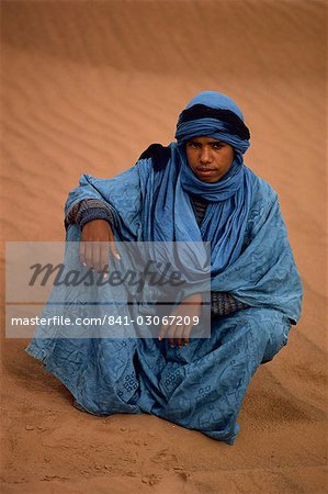 Tuareg in Vallee du Draa, Morocco, North Africa, Africa