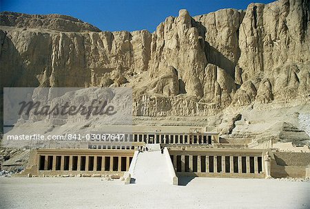 Temple d'Hatchepsout, Deir el Bahri, patrimoine mondial de l'UNESCO, Thèbes, Maghreb, Afrique