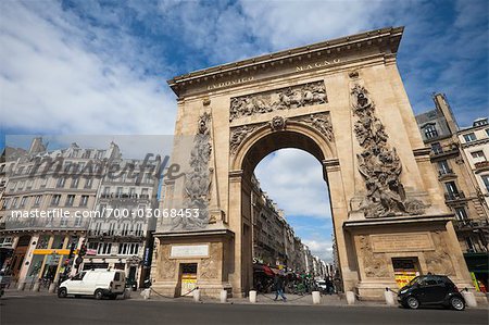 Porte Saint-Denis, Paris, France