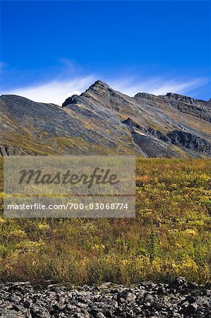 Nuageux Range, monts Ogilvie, Tombstone Territorial Park, Yukon, Canada