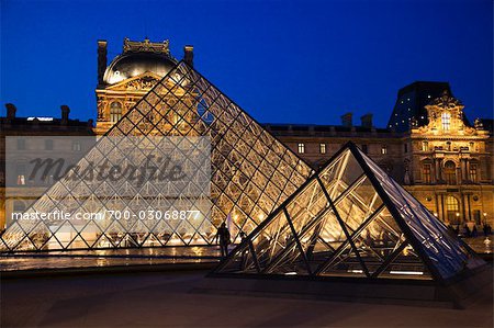 Der Louvre, Paris, Ile-de-France, Frankreich