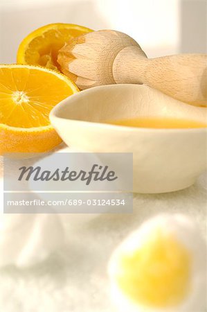 Kosmetik mit Orange