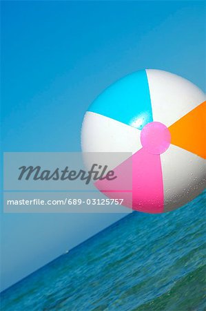 Colourful beach ball