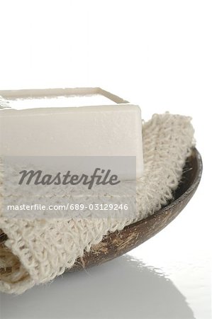Massage cloth and soap
