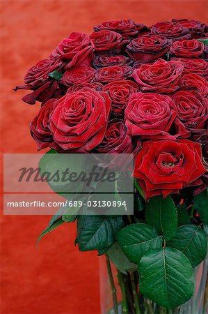 Bunch of red roses