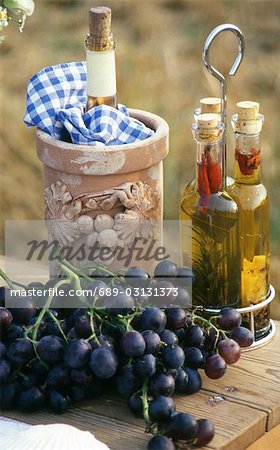 Wine,oil and viinegar