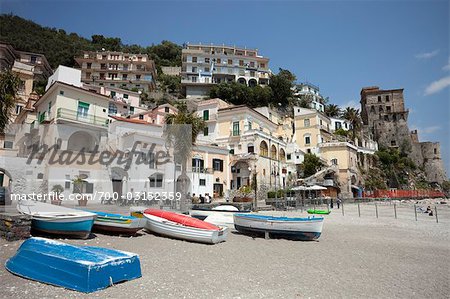 Beach, Cetara, Province of Salerno, Campania, Italy