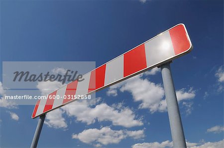 Barrier Sign, Bavaria, Germany