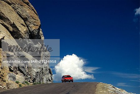 COLORADO DU MONT EVANS AUTOROUTE PLUS HAUT PAVÉ ROUTE EN AMÉRIQUE DU NORD