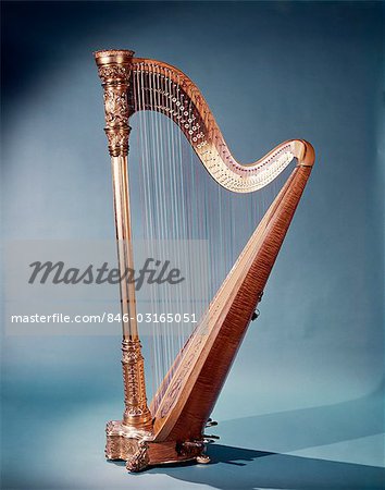 AUTOPORTANT GOLDEN HARP MUSICAL