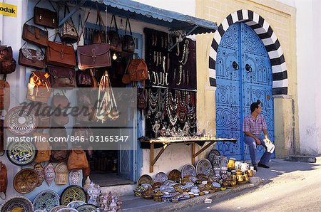 SIDI BOU SAID, TUNISIA SOUVENIR SHOP