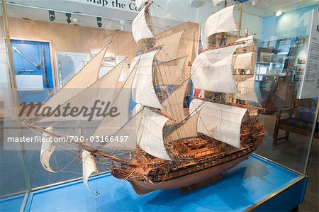 Model Sailboat, Vancouver Maritime Museum, Vancouver, British Columbia, Canada