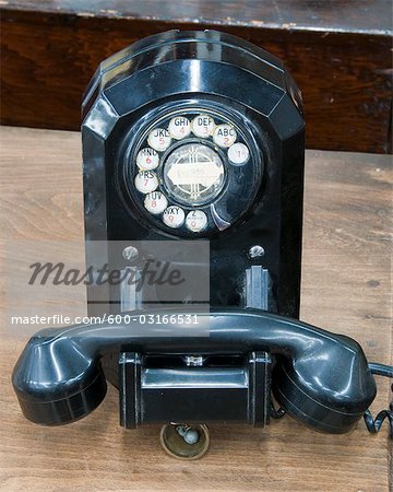 Old Fashioned Rotary Telephone