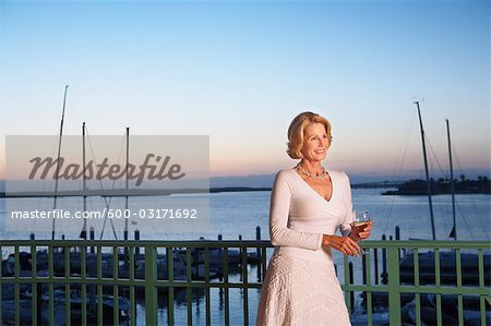 Portrait de femme en plein air, Florida, USA