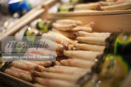 White Asparagus at Farmer's Market