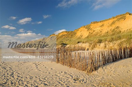 Red Cliff, Sylt, Nord îles frisonnes, Nordfriesland, Schleswig-Holstein, Allemagne