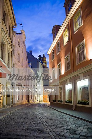 Street, Old Town, Riga, Riga District, Lettonie