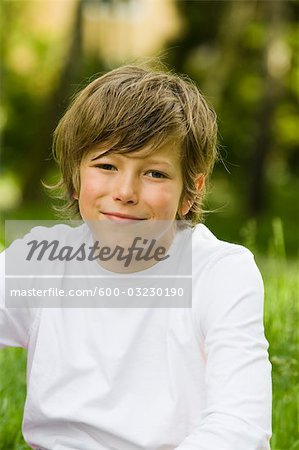 Portrait of Boy, Salzburger Land, Austria