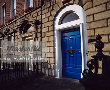 Dublin, Co Dublin, Ireland; Georgian style doorway