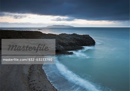 Seelandschaft, Lambay Island, County Dublin, Irland
