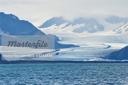 Bär-Gletscher, Kenai-Fjords-Nationalpark, Alaska, USA