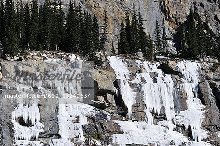 Frozen Waterfall, Banff National Park, Alberta, Canada