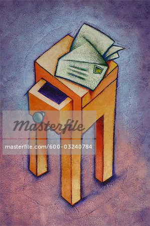 Illustration of Open Letter on Sidetable