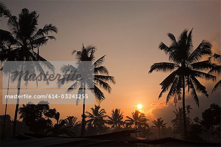 Sonnenaufgang in Lombok, Indonesien
