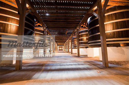 Winery Interior, Pauillac, Gironde, Aquitaine, France