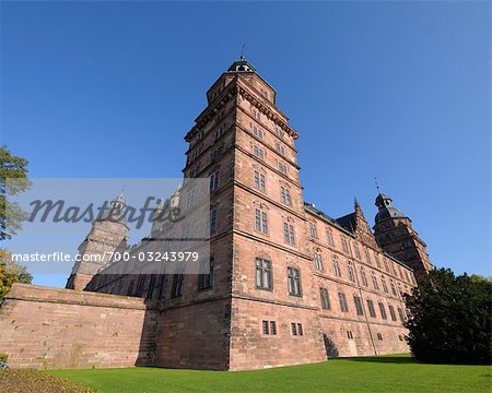 Schloss Johannisburg, Aschaffenburg, Bayern, Deutschland