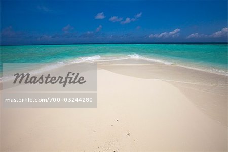 Beach at Banyan Tree Madivaru, Alif Alif Atoll, Maldives