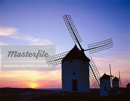 Windmills, Consuegra, La Mancha, Spain