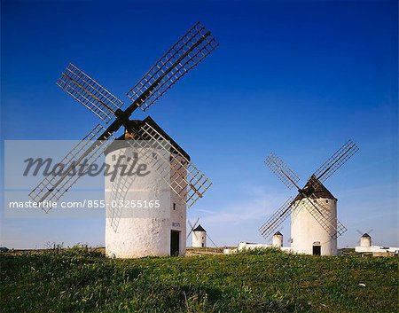 Moulins à vent, Campo de Criptana, La Mancha, Espagne