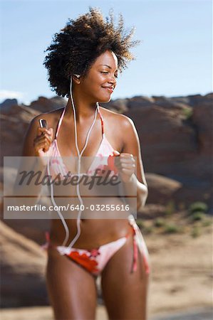 Woman laughing