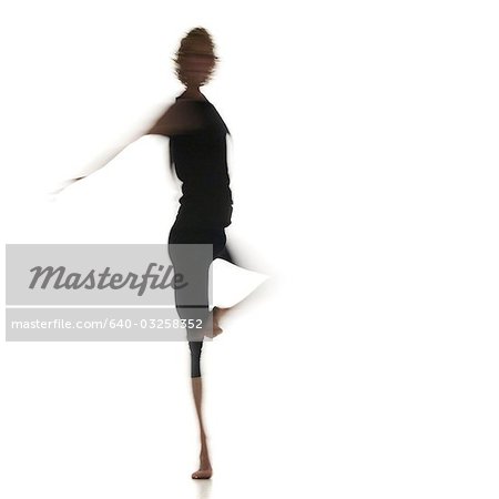 Silhouette der Ballett-Tänzerin