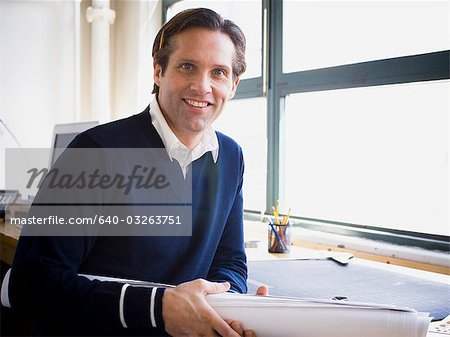 Businessman working